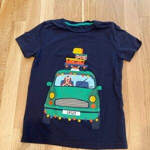 Mini Boden Short Sleeve Taxi Shirt size 6-7